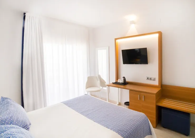 Chambre double standard avec vue sur la mer Hôtel Ibersol Torremolinos Beach Chambre double standard avec vue sur la mer Hôtel Ibersol Torremolinos Beach