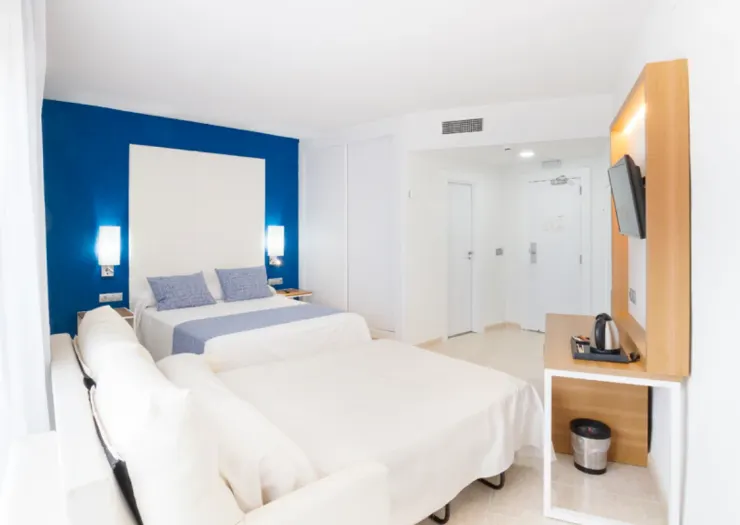 Chambre quadruple avec vue sur la mer Hôtel Ibersol Torremolinos Beach Chambre quadruple avec vue sur la mer Hôtel Ibersol Torremolinos Beach