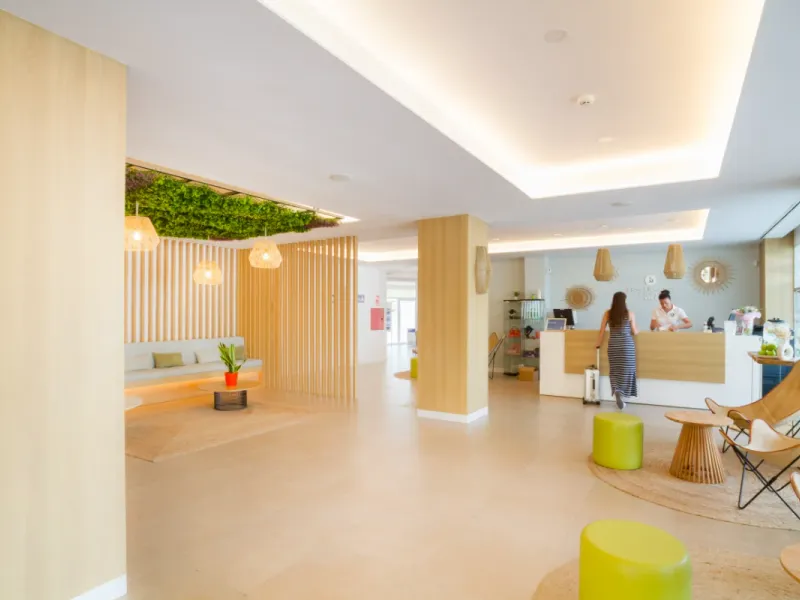 Recepción Hotel Ibersol Siurell Sa Coma Recepción Hotel Ibersol Siurell Sa Coma